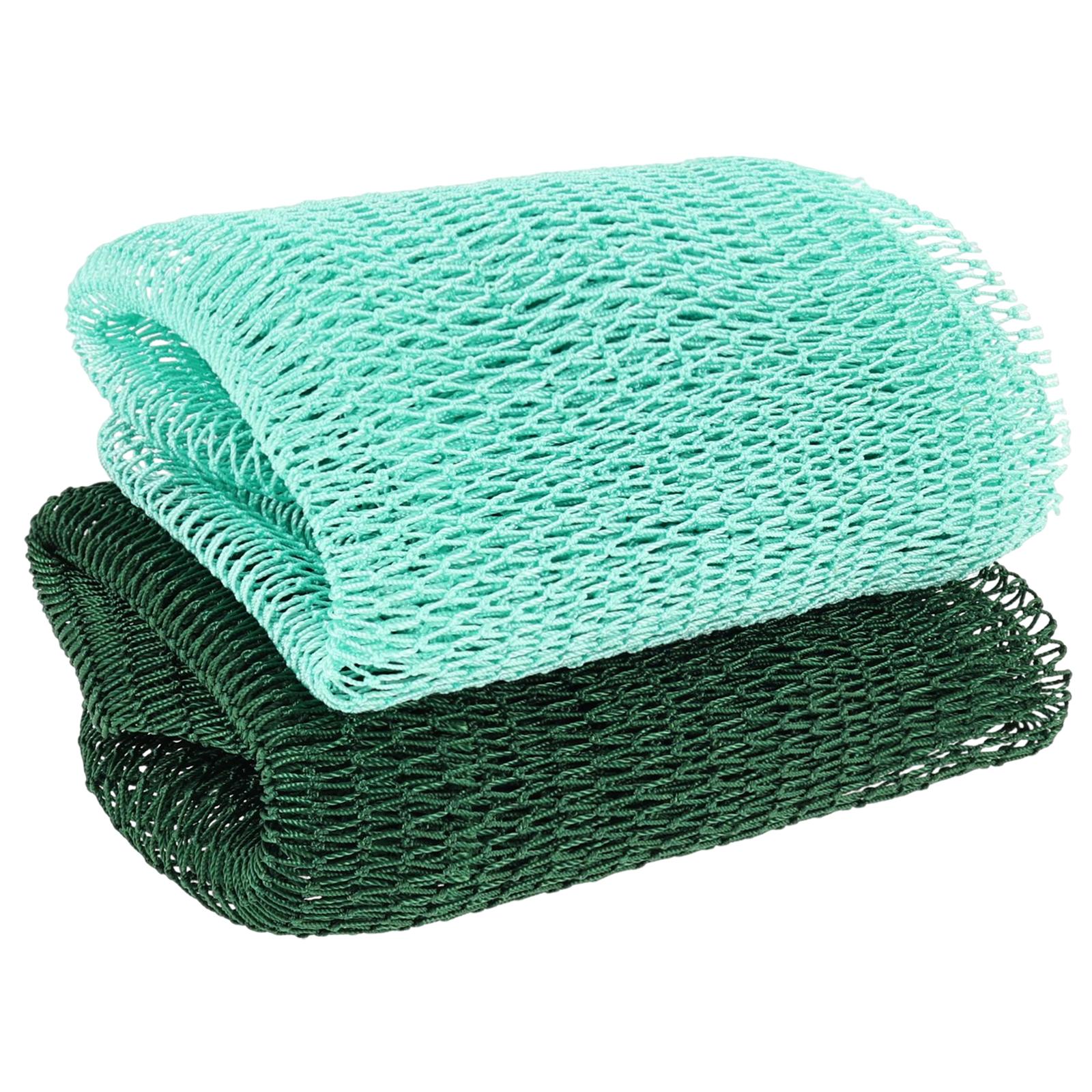 

2Pcs African Net Sponge Exfoliating Body Scrubber Extendable Long Soft Shower Foam Bath Soap Net for Skin Friendly Cleansing