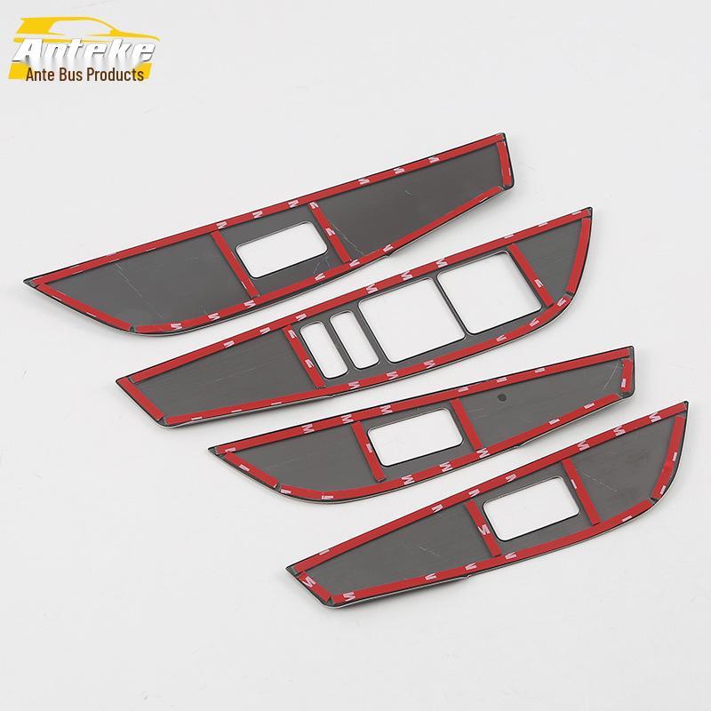 Fits 18 Models: Yidong Car Door Glass Lift Frame & Window Armrest Button Cover.