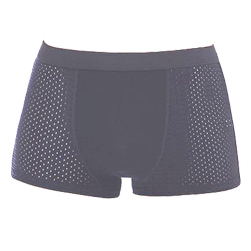 1/4 SZT Męskie Bokserki Bambusowe Majtki Bielizna Bokserki Oddychające Hombre Dziura Seksowne Szorty Lingerie Siateczkowe Majtki