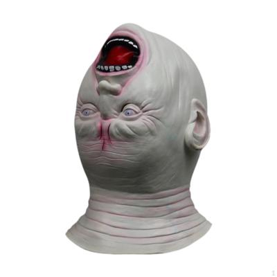 Strašidelná halloweenská maska doplněk děsivá mimozemská stará pokrývka hlavy strašidelná kostýmová rekvizita pro