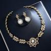 High-end Luxury Necklace and Earrings Women's Jewelry Set, High-quality Women's Jewelry Set Suitable for Bridal Wedding Accessories