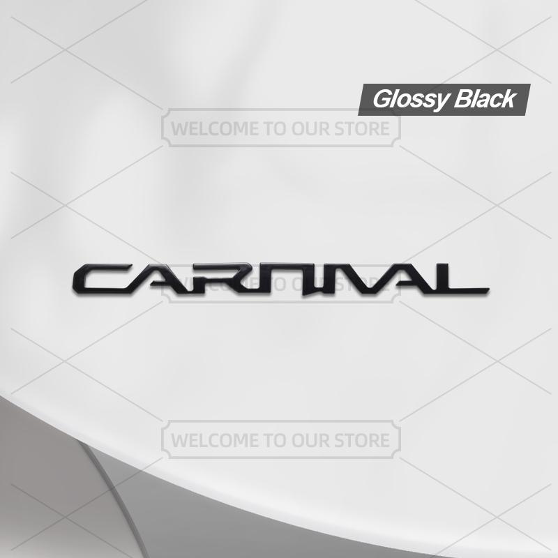 

Car 3D Metal For KIA Carnival KA4 Hybrid GT Line Body Emblem Badge Decals Auto Tail Sticker Decorative Accessories