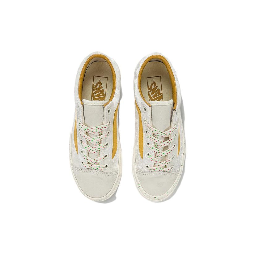 Vans Style 36 Leather Pop 'White Yellow' VN0A54F6D67
