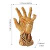 Zombie Hand Statue Keys Organizer Jewelry Holder Palm Resin Figurine Sculpture Halloween Home Office Desktop Ornament