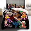 3D Cartoon Digimon Wallpaper Digital Monster Digital Printing Bedding Set Comforter Bed Youth Girl Boys Gift