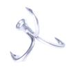 10Pcs 4# 6# 8#  Black Fishing Hook High Carbon Steel Treble Fishing Tackle Bend Treble For Bass
