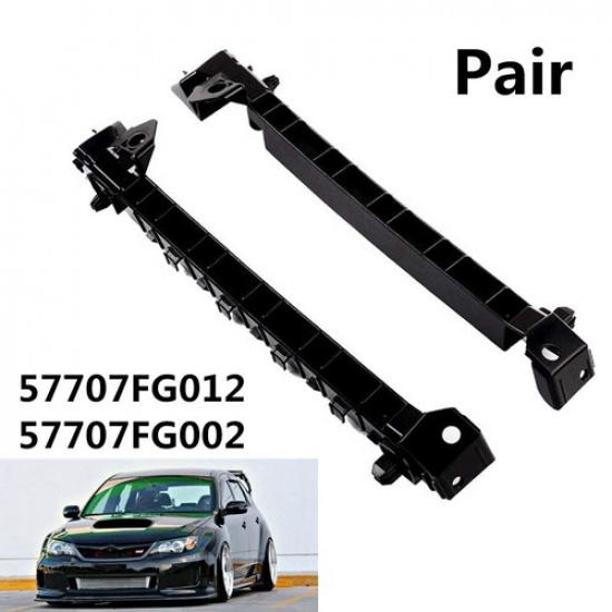 Пара Черных Кронштейнов Переднего Бампера 57707FG012 57707FG002 Для 08-11 Subaru Impreza
