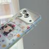 High-End Cartoon Flowers Frame iPhone Case for Girls - Compatible with iPhone 17, 16 Pro Max, 15, 14