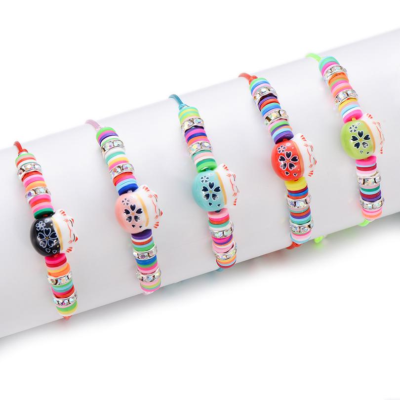 Buy Red Lucky Animal Charm Bracelets For Kids Girls Handmade Soft