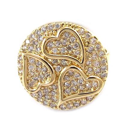 'Love Divine' Gold Plated Ring