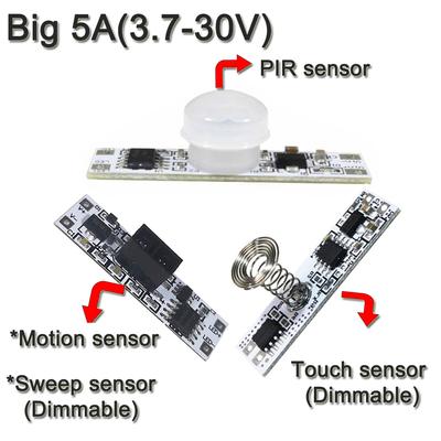 Touch Switch Capacitive Module 5V-24V 3A LED Dimming Control Lamps Active Components Short Distance Scan Sweep Hand Sensor