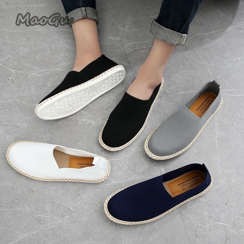 Fashion Breathable Mesh Loafers for Men Zapatos De Hombre Men's Casual Shoes Comfortable Round Toe Slip-on Flats Mocasines De Hombre