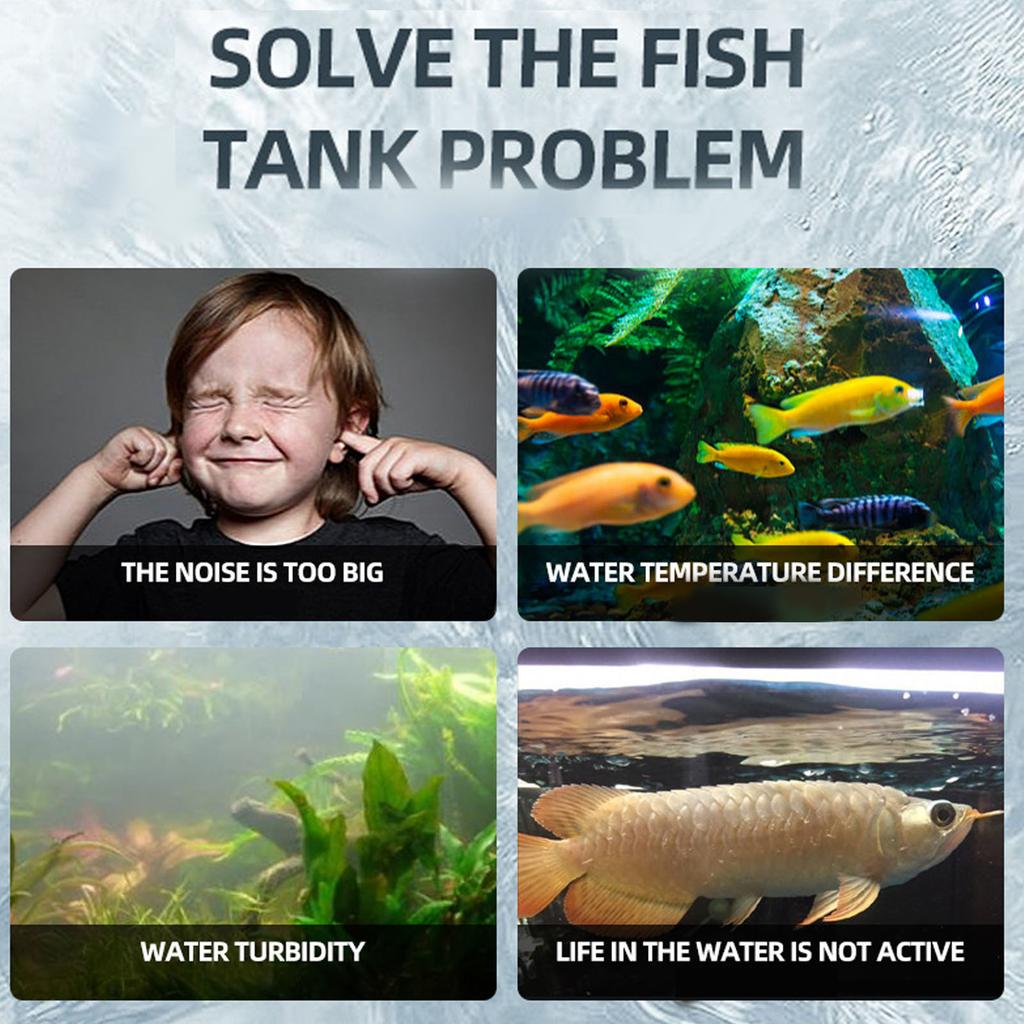 Aquarium Wave Maker 360 Degree Adjustable Ultra Quiet Fish Tank Powerhead Pump Submersible Circulation Pump