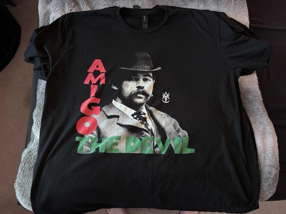 Amigo The Devil band Gift For Fans Black T-Shirt Cotton All Size Unisex T-Shirt XL