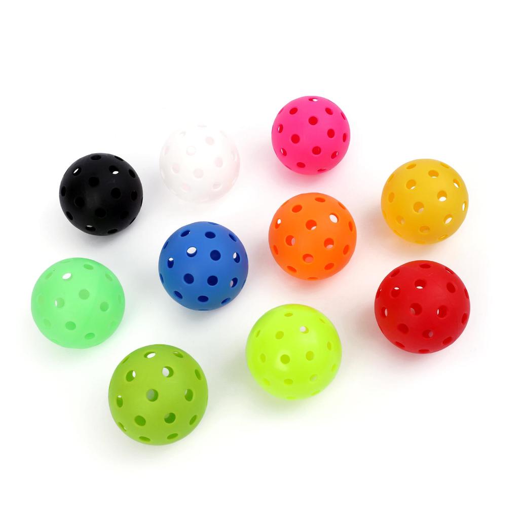 74mm Luminous Pickleball, 40-Hole Rotational & Injection Molded