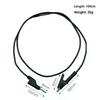 1/2Pcs Double End Test Lead Wire Line Electrical Voltage 4mm Banana Plug Alligator Clip Crocodile 15A Multimeter DIY Test Wires