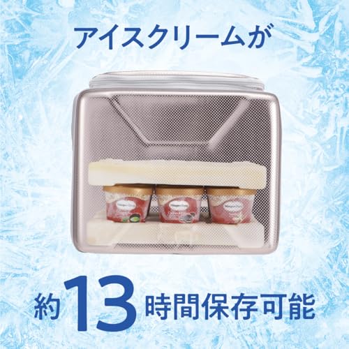 LOGOS Hyper Sub-Zero Cooler Bag, Medium, 81670070, Silver, Foldable Cooler Box, Ideal for Disaster Preparedness