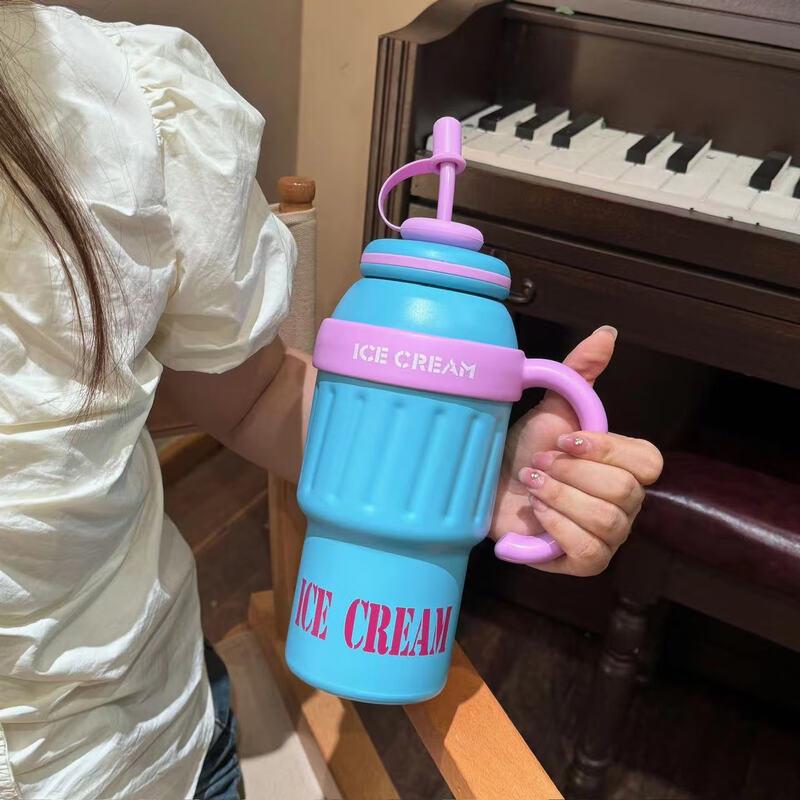 304 Stainless Steel Insulated Tumbler with Straw