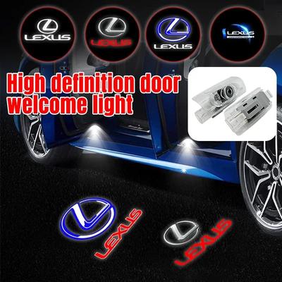 For LS350 LS400 LS430 LS460 LS500h LS600h LS Series  Car Welcome Logo Door Light Ghost Shadow Courtesy Projector Lamp Accz