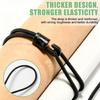 30Pcs 4mmx25cm Elastic Rope with Plastic Hook Heavy Duty Bungee Cord For Garment Repair Home Decoration And Packaging