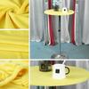 Velvet Elastic Fitted Stretch Tablecloth Round Edged Table Cover 60/70/80/90/100/120/150cm