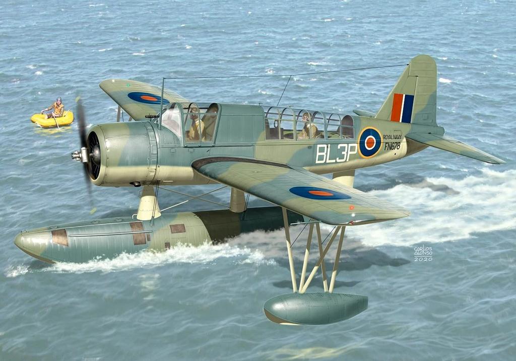 AZ Model Vought Kingfisher Plastic Model AZM7673 Molded Color 1/72 Mk.I