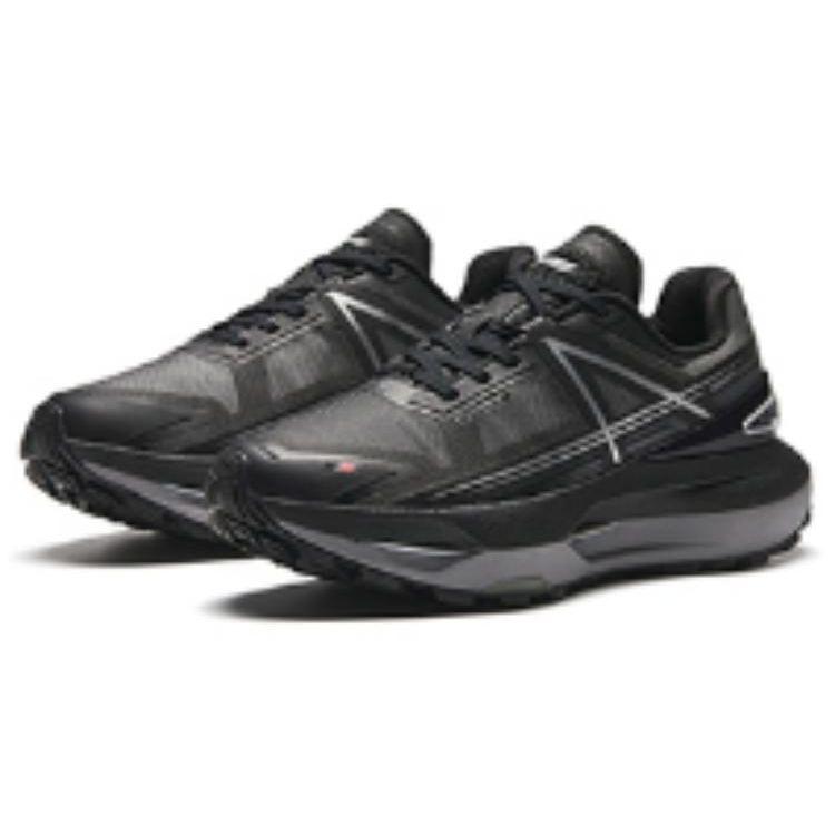 Anta Champion Series Rain Swallow Durable Non-Slip Low-Top Running Shoes Women Sneaker Black 122416601A-1