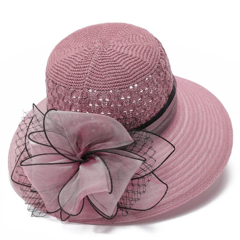 Spring and summer hat women's sun hat thin big eaves sun protection sun bucket hat