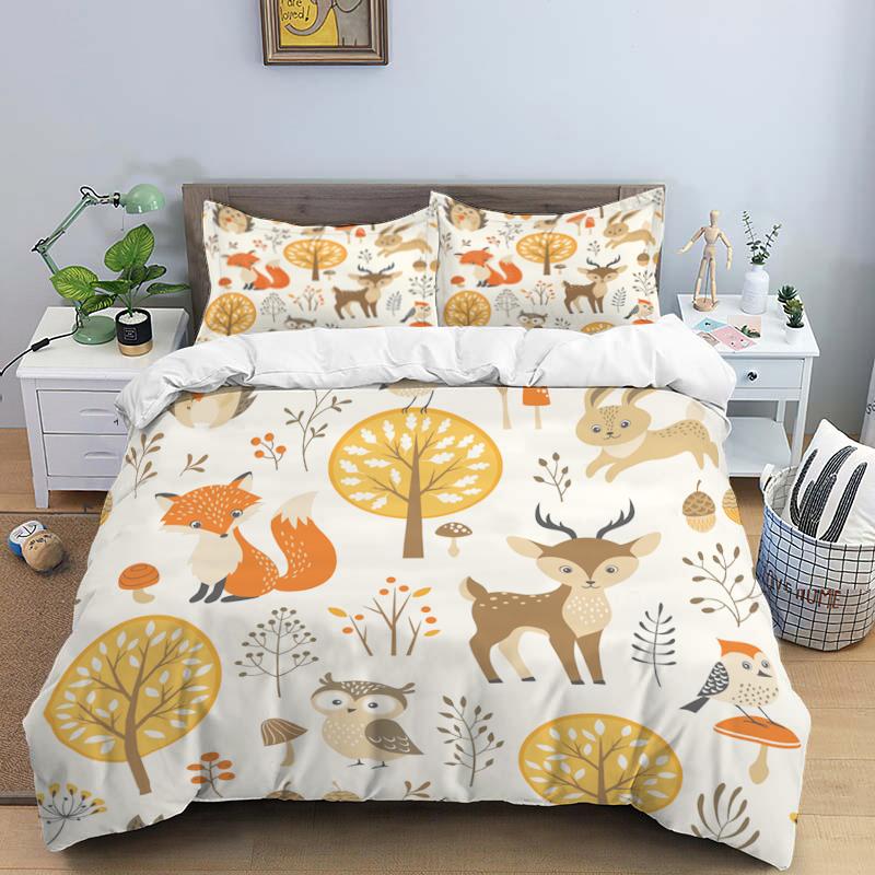 3D Bed set Beautiful Beach Bedding Bed Sets Modern Quilt Cover+pillowcases Winter California King Bedding Sets Jogo De Cama Bed