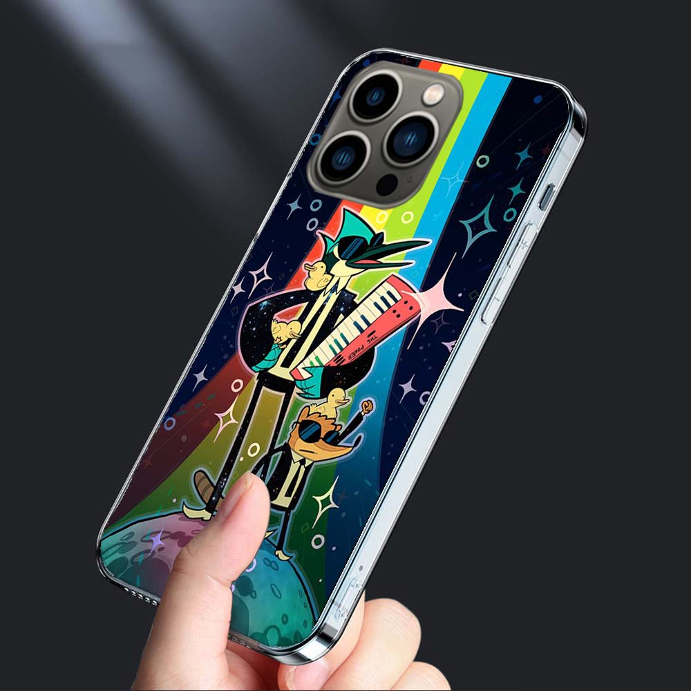 Cartoon Regulars Cute Show Phone Case For Iphone 16E 15 Pro 14 Plus 17E 16 17 Pro Max Air 11 12 13 Mini Shockproof Capa Cute