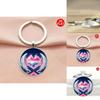 Angel Wings Heart Marine Pattern Glass Alloy Keychain Gift For Teenagers And Party Events