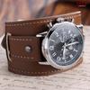 Leather Watch Strap 20mm 22mm 24mm with Mat Strap Retro Style Design Black Brown Men Women Bracelet Universal Business Wristband