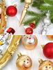 Painted Irregular Gourd Shape Christmas Tree Hanging Ornaments