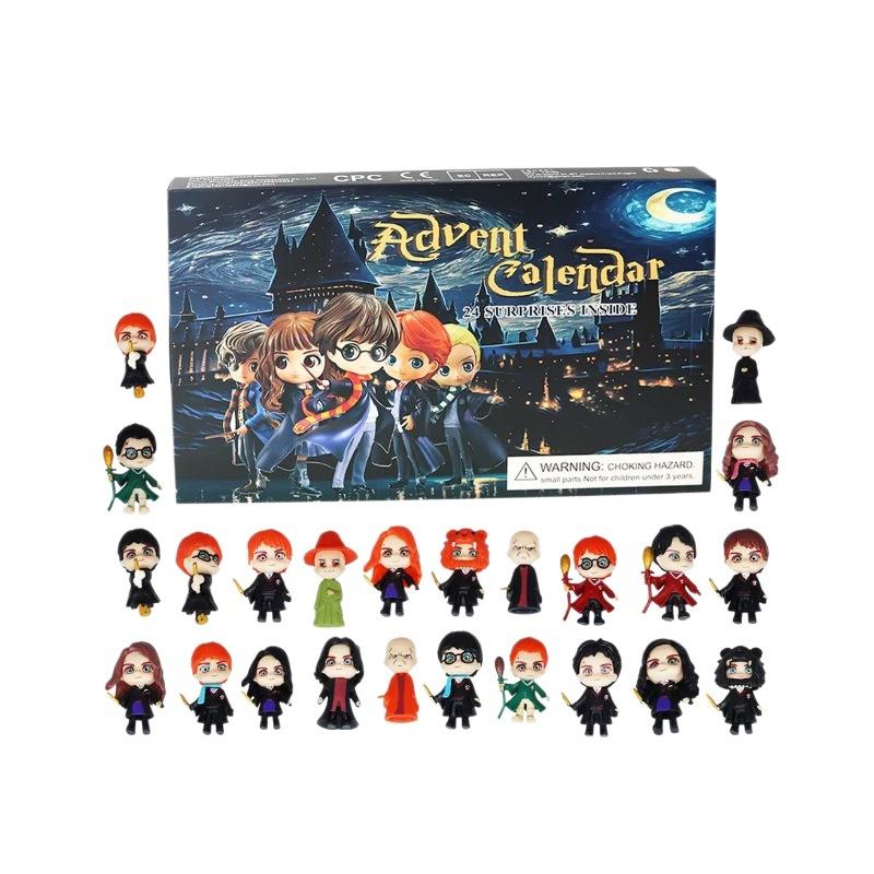 Christmas 24-Day Countdown Blind Box Toys Harry Potter Set Gift Advent Calendar Unboxing Puzzle