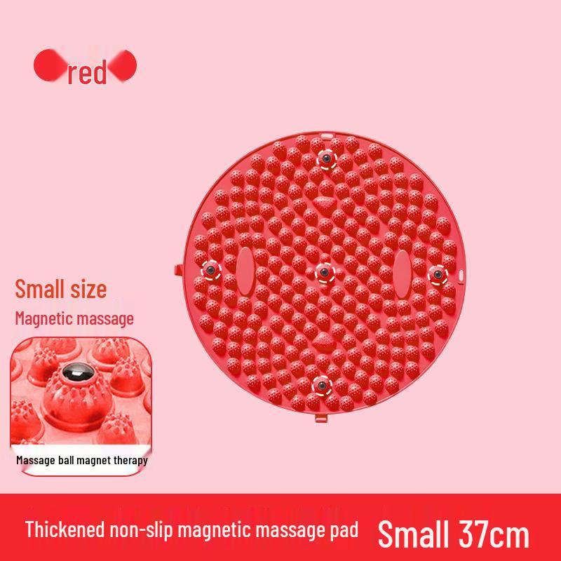 Round Acupressure Jogging Pad: Soft Silicone Foot Massage & Sensory Integration Board for Adults & Children