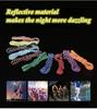 1Pair Reflective Elastic Shoelaces Without Ties for Sneakers No Tie Shoe Laces Kids Adult Quick Flat Shoe Lace Rubber Shoestring