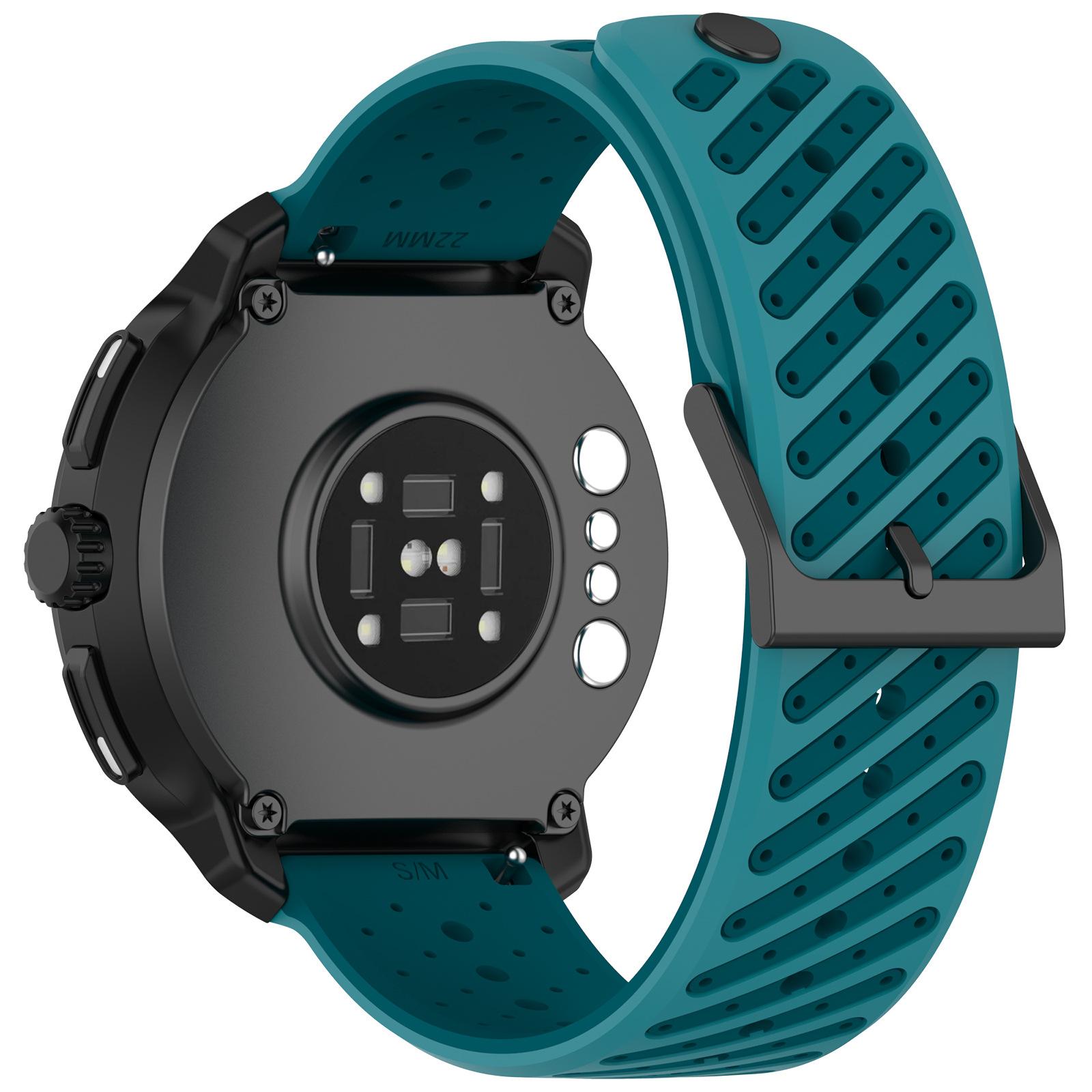 

22 мм силиконовый ремешок для часов Suunto 5 9 Peak Pro / Vertical 2 / RACE S / Run / Ocean, сменный ремешок для браслета 22mm озеро синий