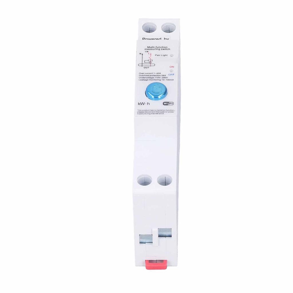 Smart WiFi Circuit Breaker Overload Protection Remote Control Air Switch with Power Monitoring AC110‑280V