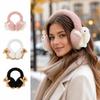 3D Plush Earmuffs Fluffy Faux Fur Ear Warmers Kawaii Windproof Ear Covers  For Women