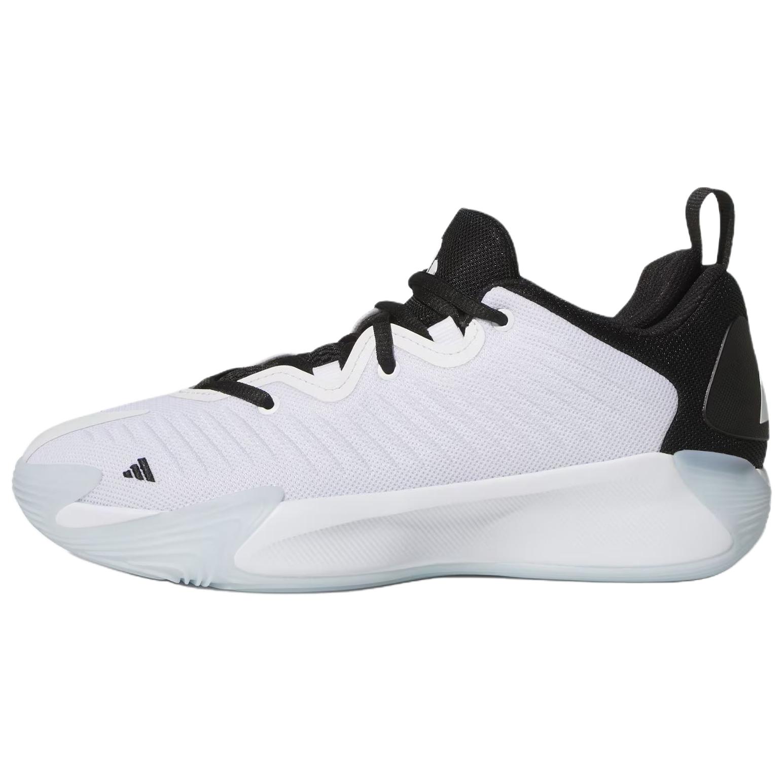 

новые Adidas INITIATION Нескользящие, Износостойкие, Устойчивые к отскоку Низкие Баскетбольные Кроссовки Мужские Белые Черные 48