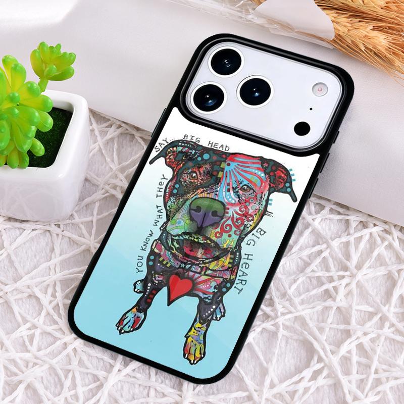 Pit Bull Lovely Dog Pitbull Shockproof Phone Case for iPhone 17 Air 16e 15 11 12 14 13 Pro Max Cover Coque