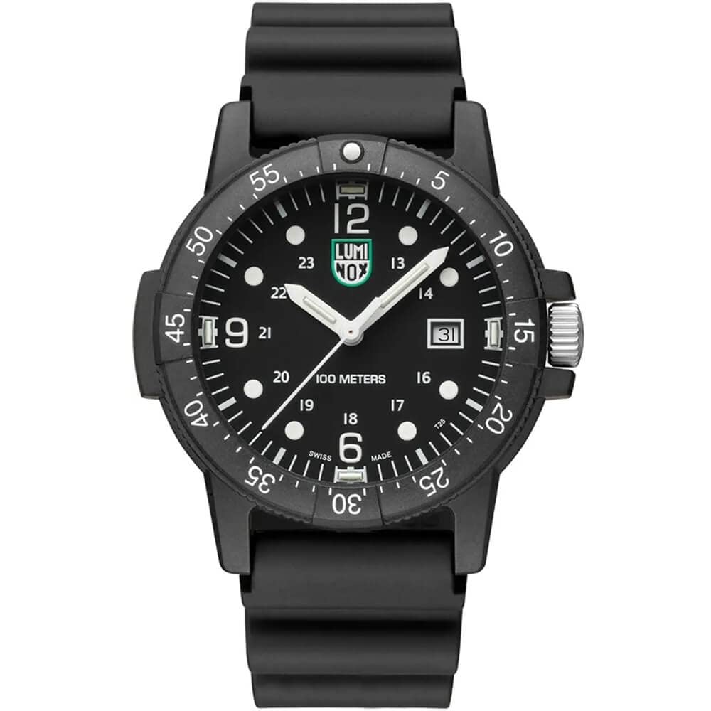 

Часы Luminox Sea Bass Carbonox Green Swiss Made X2.2001, Логотип, Черные, 44 мм, [Б/У]