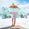 Microfiber Beach Towel With Demon Eye Print Quick Dry Large Size Travel Camping Pool