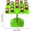 Affen-Balancebaum STEM-Spielzeug für Kinder, Konzentrationstraining, Balancetraining, interaktives Brettspiel für Eltern und Kinder, Montessori-Lerngeschenk