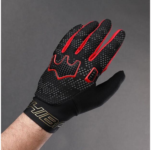 Chiba Infinity Long Finger Cycling Gloves (black-blue)