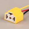5Pcs Car Headlight Ceramic Socket Connector H4 Ceramic Plug Heat Resistance Headlight Wiring Harness Plug Adapter H4 Socket