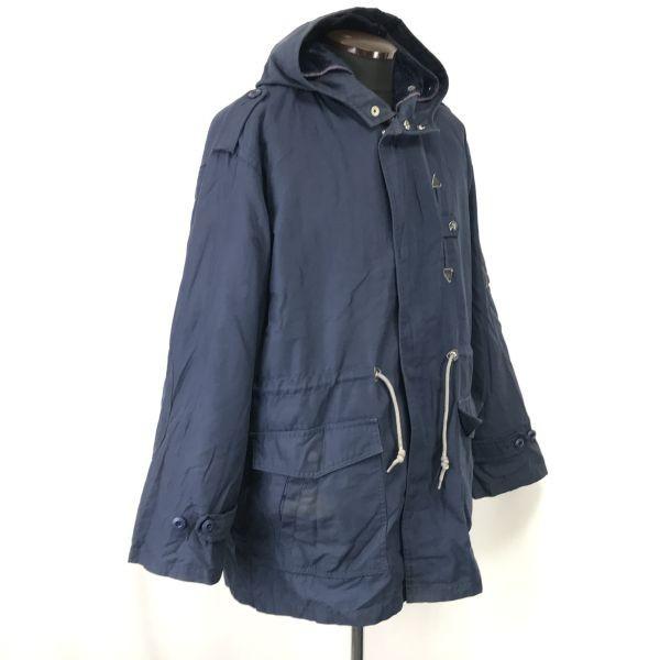 HOUSTON USAF Parka Coat Mods Coat Outer Jacket Men's L Navy(USED)