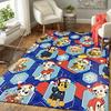 1Pc Christmas Paw Patrol Frame Rug Office Carpet Indoor Outdoor Doormat Nonslip Soft And Comfortable Living Room Christmas Halloween Gift D91880