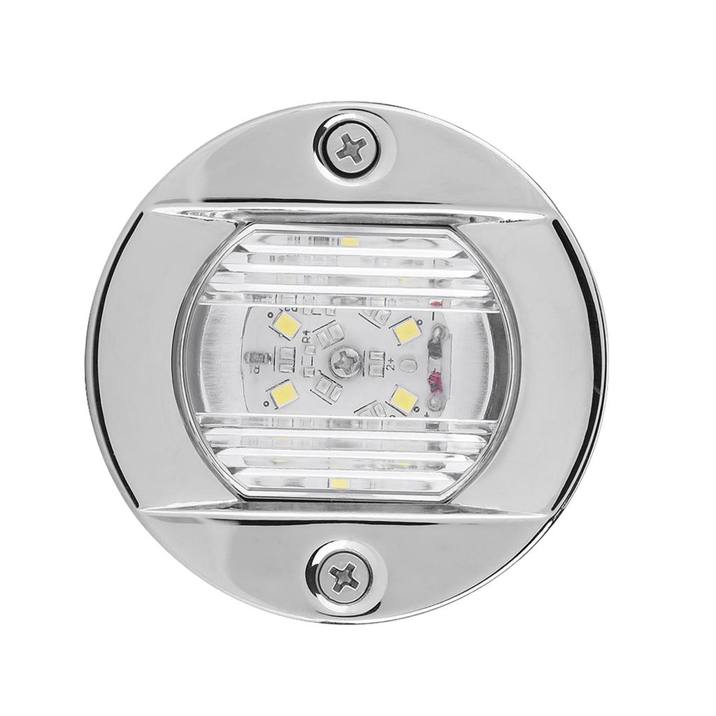 12V Marine Boat Transom White LED Stainless Steel Waterproof Anchor Stern Navigation Light
