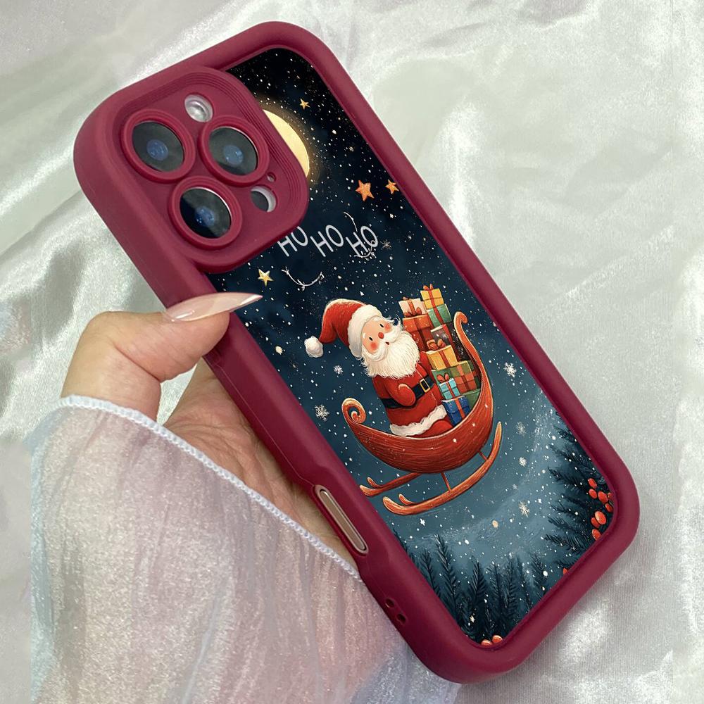 JT5 Aesthetic Christmas Realme 14 15 Huawei P40 Honor 70 90 Infinix Tecno itel Motorola Google All Model Angel eyes Soft TPU Phone Case
